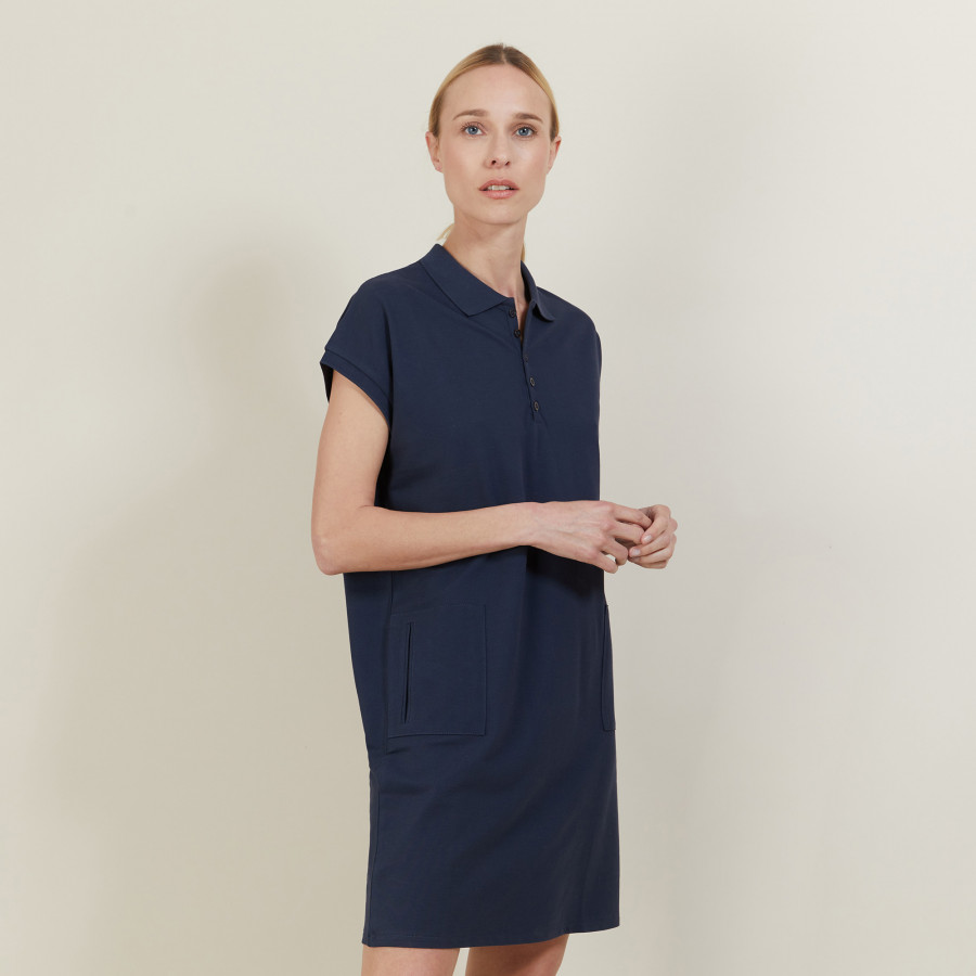 Robe manches courtes 100% coton - Angy
