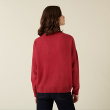 Pull ample en cachemire recyclé à poches - Davina