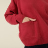 Pull ample en cachemire recyclé à poches - Davina