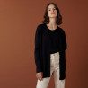 Cardigan boutonné col V en laine mérinos - Alister