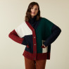 Long cardigan boutonné en cachemire - Delia