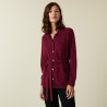 Veste boutonnée en cachemire col polo - Clemence