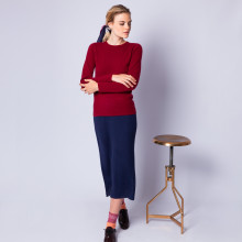 Pull col rond en cachemire intemporel - Evana