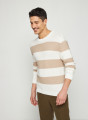 Pullover mit großen Streifen aus Bio-Baumwolle - Rivage