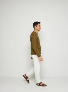 Leinenpullover mit Rundhalsausschnitt - Rudy