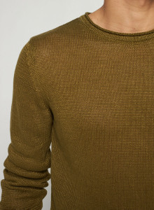 Leinenpullover mit Rundhalsausschnitt - Rudy