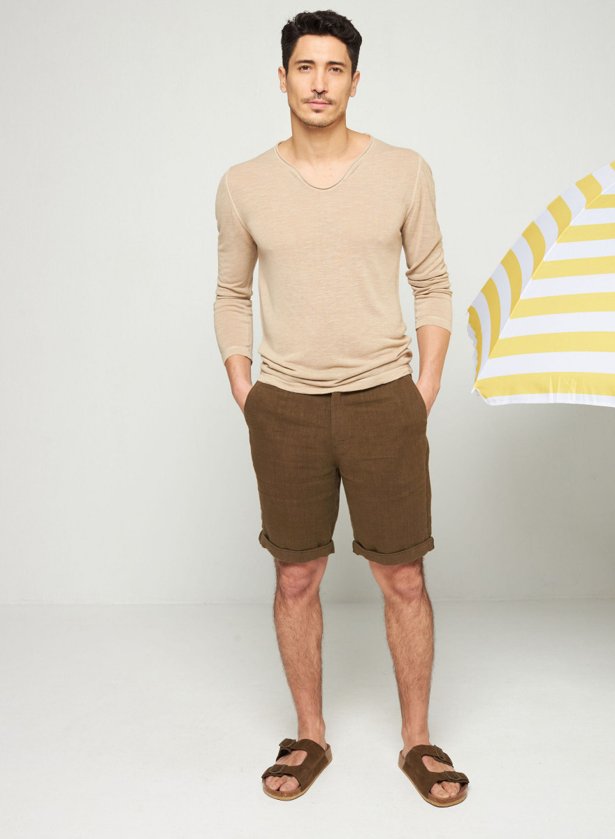 Lässige Shorts aus Leinen - Rodez