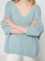 Lockerer Pullover aus Baumwolle und Leinen - Thalie