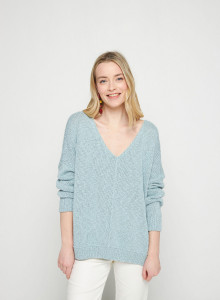 Lockerer Pullover aus Baumwolle und Leinen - Thalie