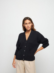 Strickjacke aus Baumwolle und Leinen - Thais
