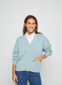 Strickjacke aus Baumwolle und Leinen - Thais