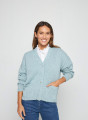 Strickjacke aus Baumwolle und Leinen - Thais