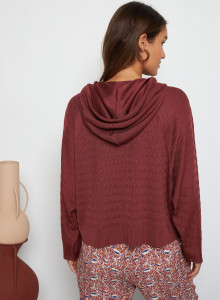 Hoodie mit Kapuze aus Fil Lumiere - Sylla