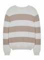 Pullover mit großen Streifen aus Bio-Baumwolle - Rivage