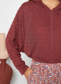 Hoodie mit Kapuze aus Fil Lumiere - Sylla