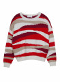 Pullover mit bunten Streifen aus Bio-Baumwolle - Solal