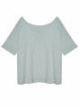 T-Shirt aus Flammgarn-Leinen mit Knopfleiste hinten - Tally