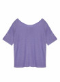 T-Shirt aus Flammgarn-Leinen mit Knopfleiste hinten - Tally