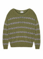 Gestreifter Pullover aus Baumwolle und Leinen - Thildie
