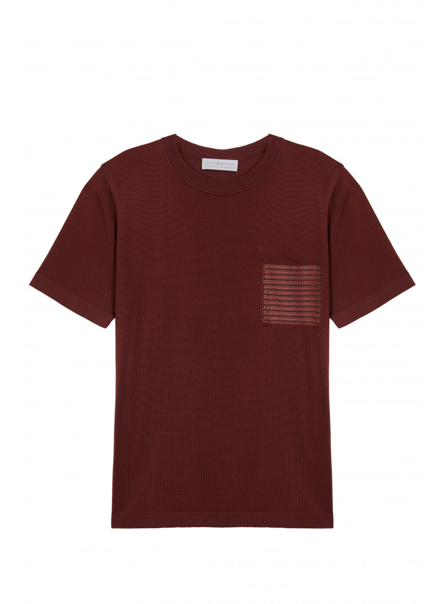 T-Shirt aufgesetzte Tasche Fil lumiere - Rome