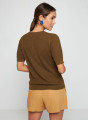 Rundhals-T-Shirt aus Bio-Baumwolle - Sidonie