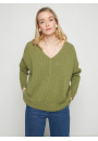 Lockerer Pullover aus Baumwolle und Leinen - Thalie