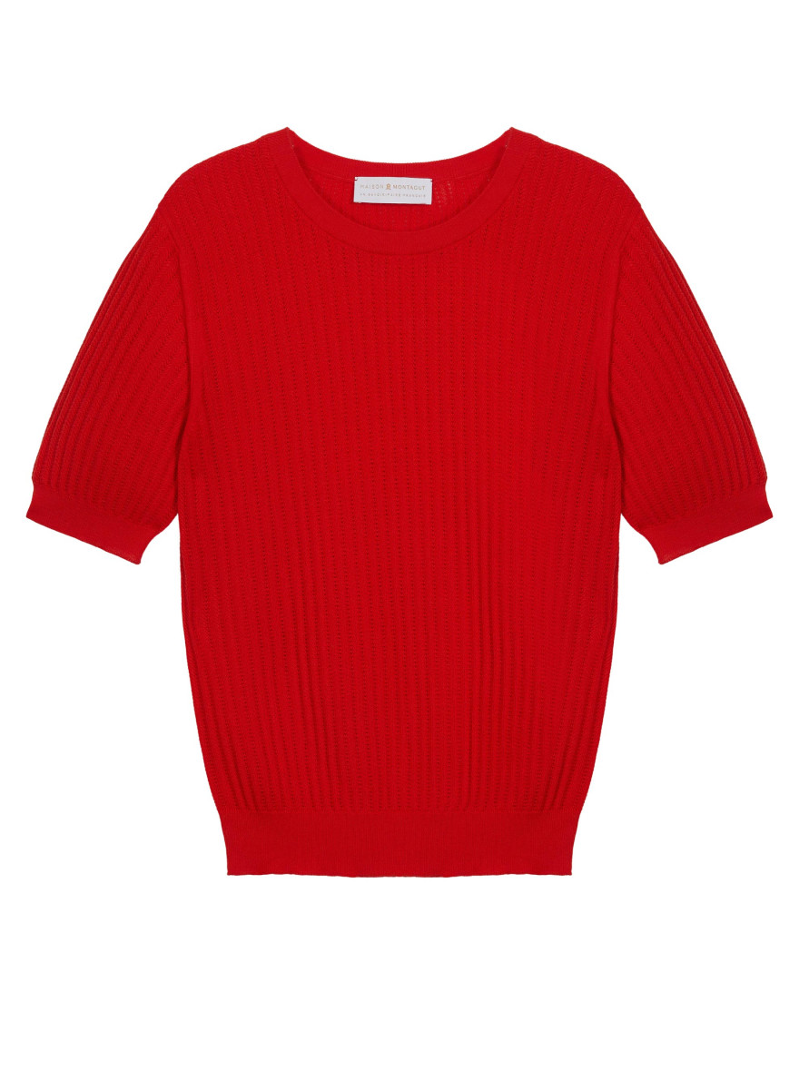 Rundhals-T-Shirt aus Baumwolle - Sidonie