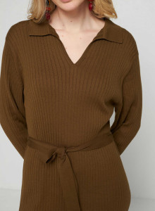 Langes Kleid aus Bio-Baumwolle - Sibylle