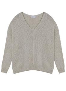 Lockerer Pullover aus Baumwolle und Leinen - Thalie