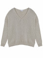 Lockerer Pullover aus Baumwolle und Leinen - Thalie