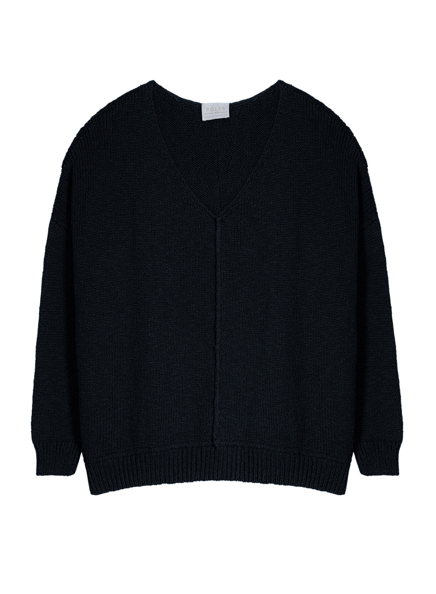 Lockerer Pullover aus Baumwolle und Leinen - Nathalie