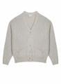 Strickjacke aus Baumwolle und Leinen - Thais