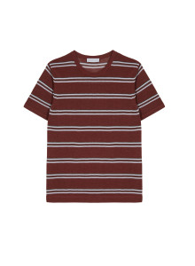 Gestreiftes T-Shirt aus Slub-Leinen - Remi