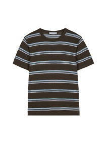 Gestreiftes T-Shirt aus Slub-Leinen - Remi