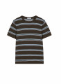 Gestreiftes T-Shirt aus Slub-Leinen - Remi