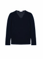 T-Shirt mit tunesischem Kragen aus Slub-Leinen - Blayne