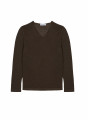 T-Shirt mit tunesischem Kragen aus Slub-Leinen - Blayne