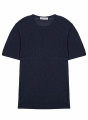 Rundhals-T-Shirt aus Flammgarn-Leinen - Renaud