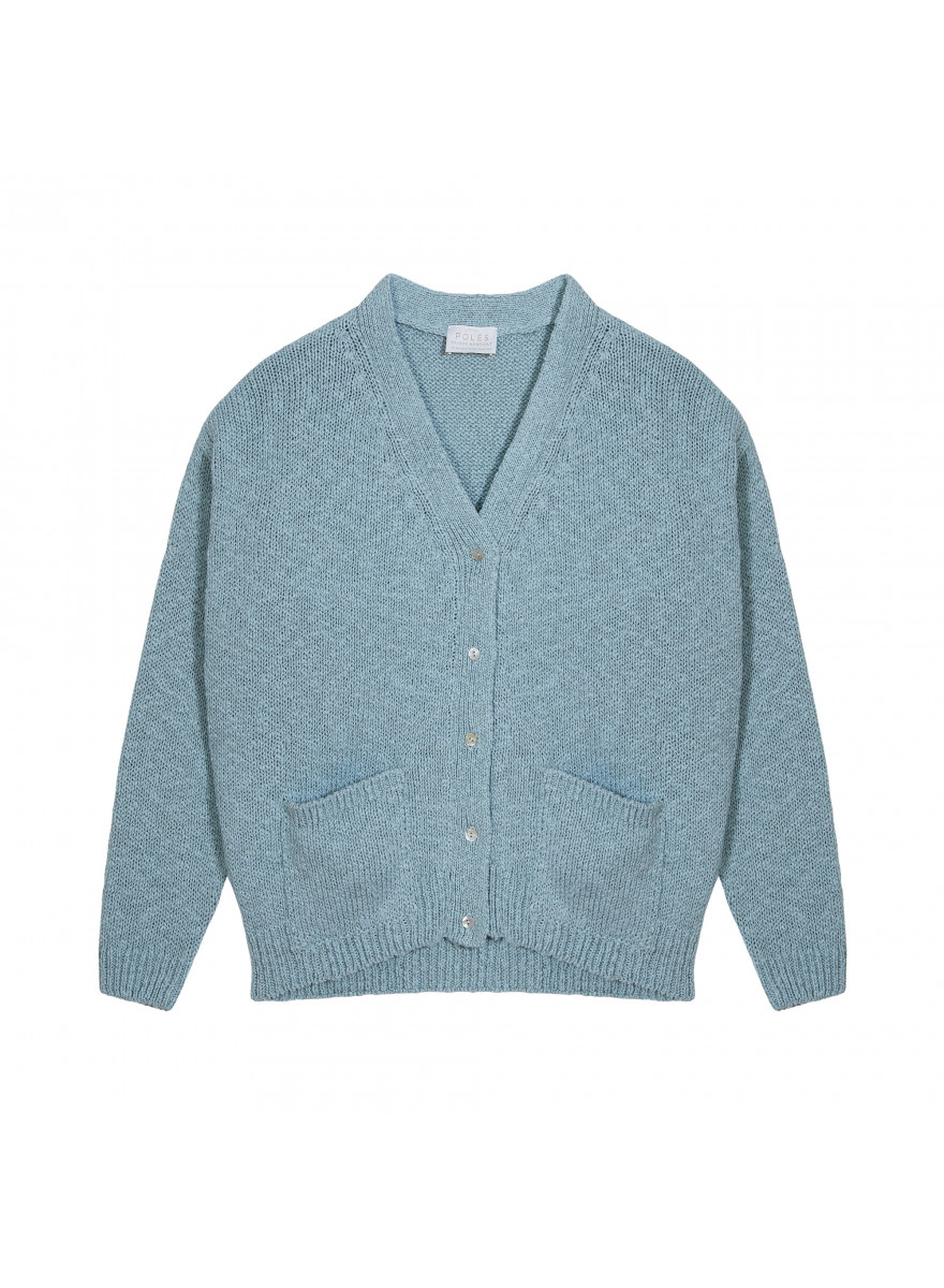Strickjacke aus Baumwolle und Leinen - Thais