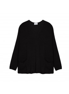 Oversize-Pullover mit V-Ausschnitt aus Corallo - Telma