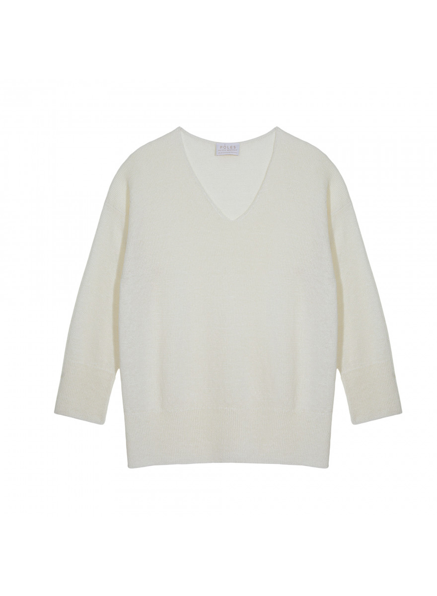 Leichter Pullover aus 100 % Leinen - Thiphaine