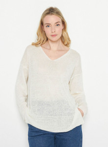 Leichter Pullover aus 100 % Leinen - Thiphaine