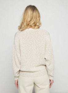 Strickjacke aus Baumwolle und Leinen - Thais