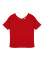 T-Shirt aus Flammgarn-Leinen mit Knopfleiste hinten - Tally