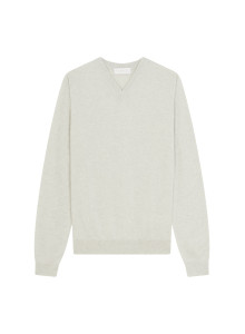 Kaschmirpullover mit V-Ausschnitt - Evann