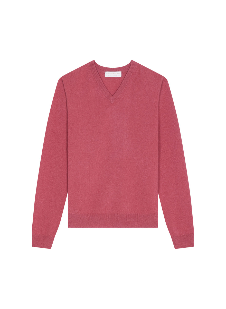 Kaschmirpullover mit V-Ausschnitt - Evann