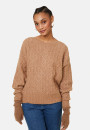 Locker sitzender Mohair-Fancy-Strickpullover - Gassia
