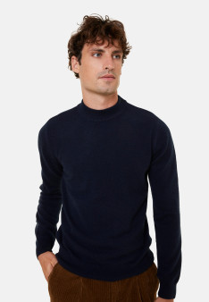 Kaschmirpullover mit Stehkragen - Esteban