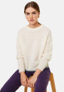 Lockerer zweifarbiger Mohairpullover - Gaby