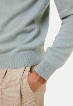 Kaschmirpullover mit V-Ausschnitt - Evann